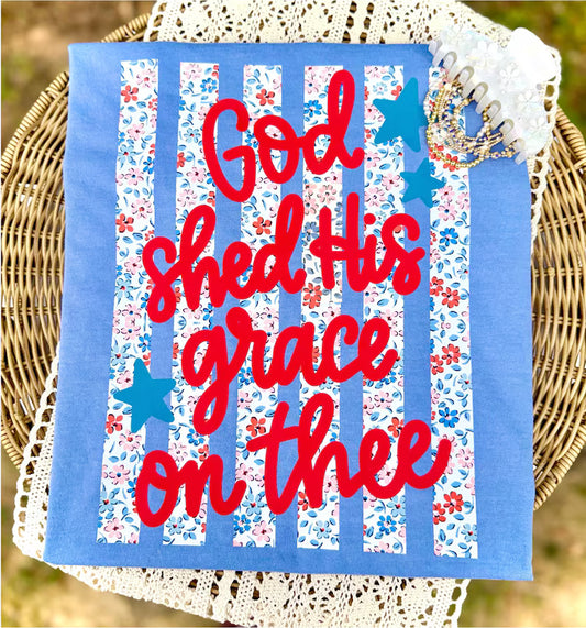 God Shed His Grace On Thee DTF Transfer
