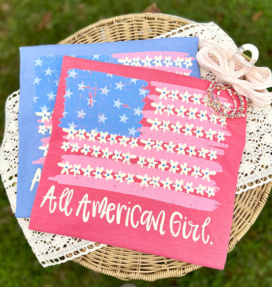 All American Girl DTF Transfer
