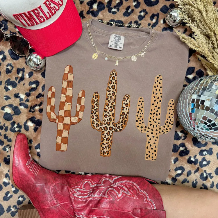 Western Leopard Cactus DTF Transfer
