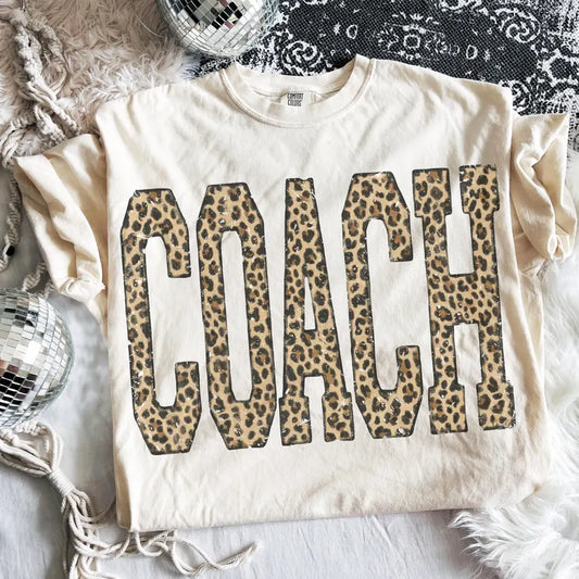 Leopard Varsity Coach DTF Transfer