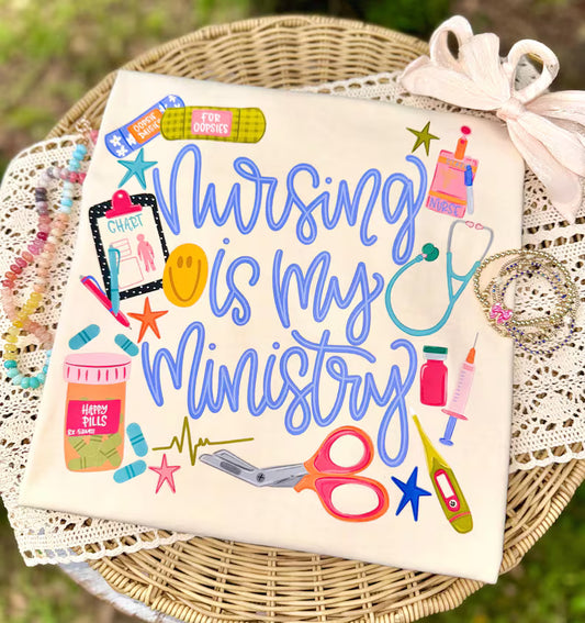 Nursing is my Ministry DTF Transfer