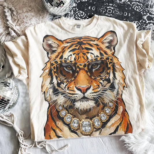 Preppy Tiger DTF Transfer