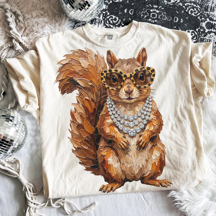 Preppy Squirrels DTF Transfer