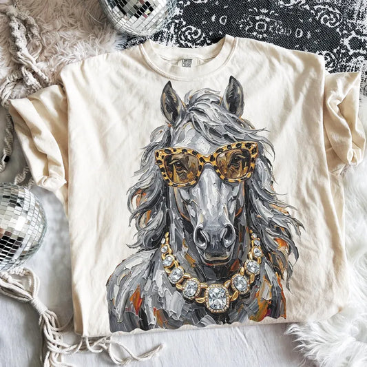 Preppy Mustang DTF Transfer
