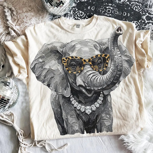 Preppy Elephants DTF Transfer