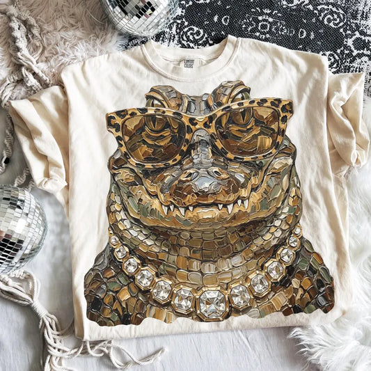 Preppy Gator DTF Transfer