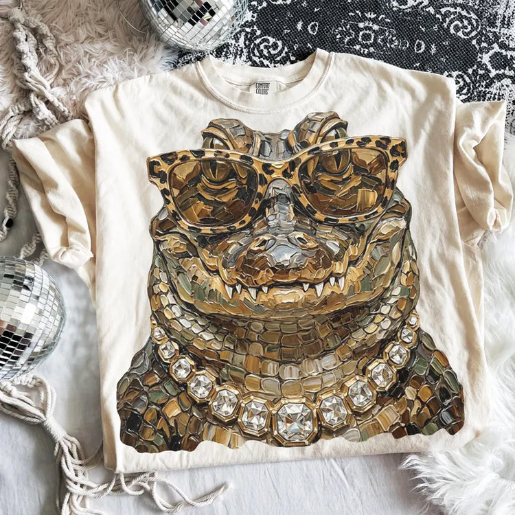 Preppy Gator DTF Transfer