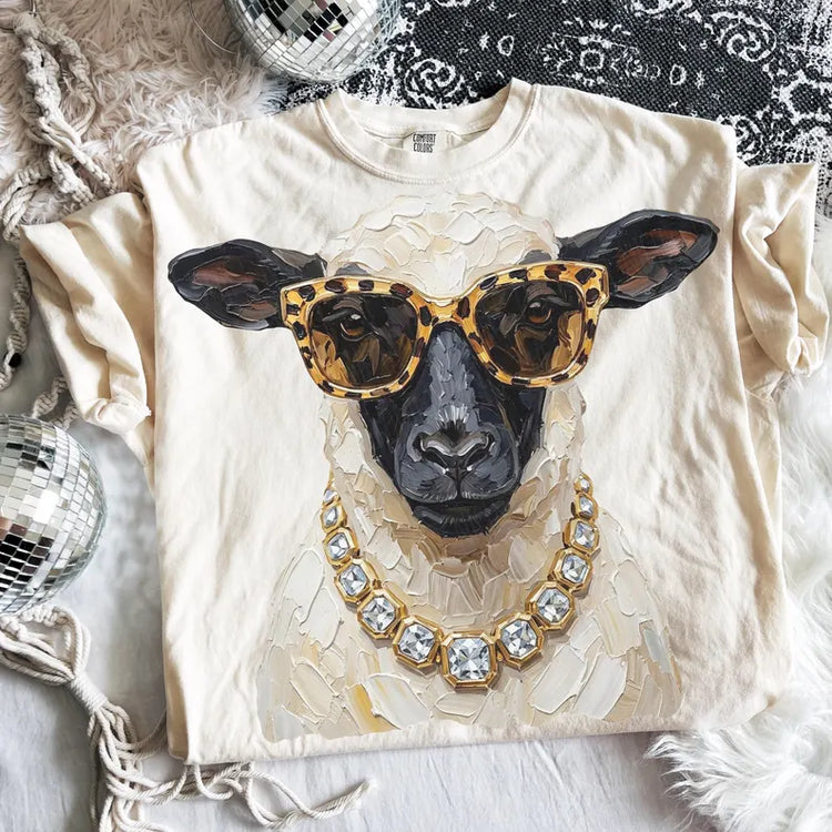 Preppy Sheep DTF Transfer