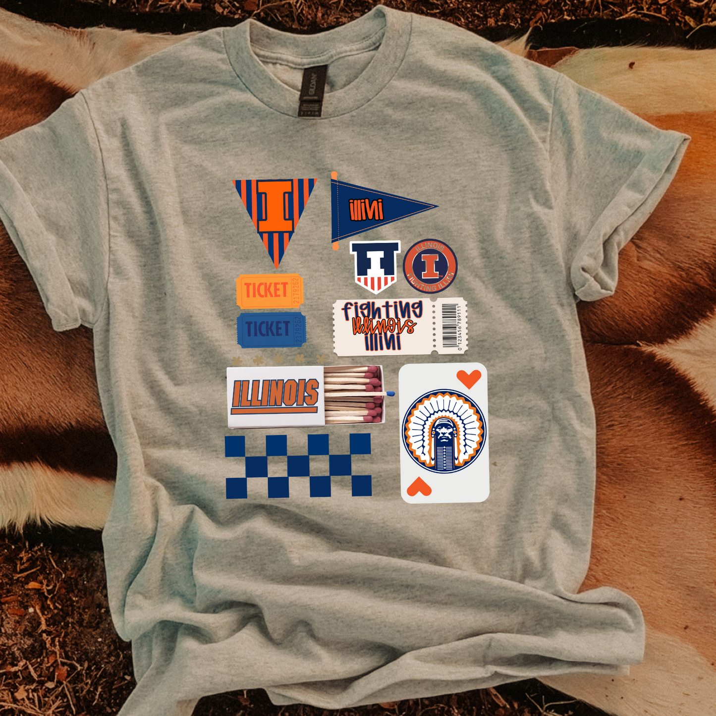 Illinois Matchbox DTF Transfers