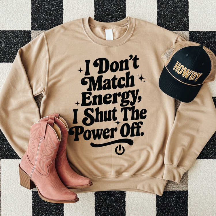 I Shut The Power Off DTF Transfer