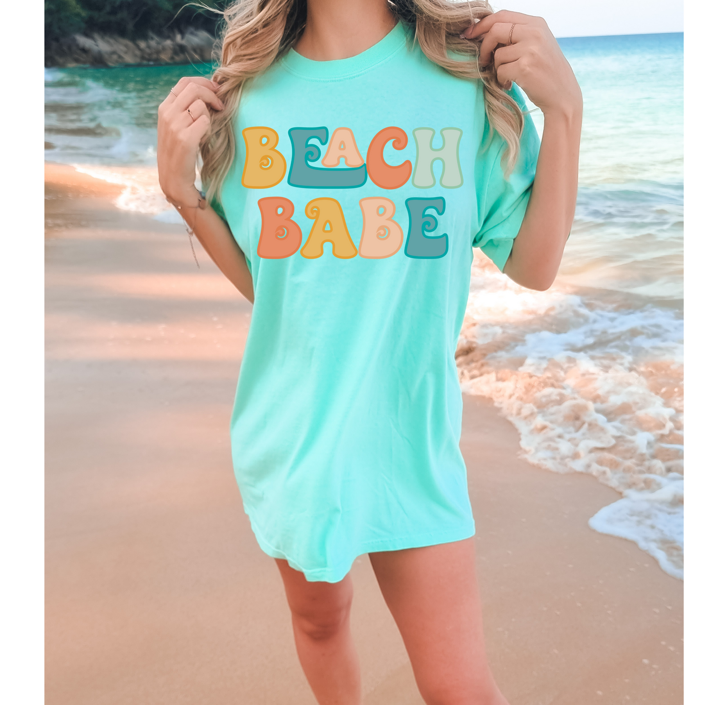 Retro Beach Babe DTF Transfer