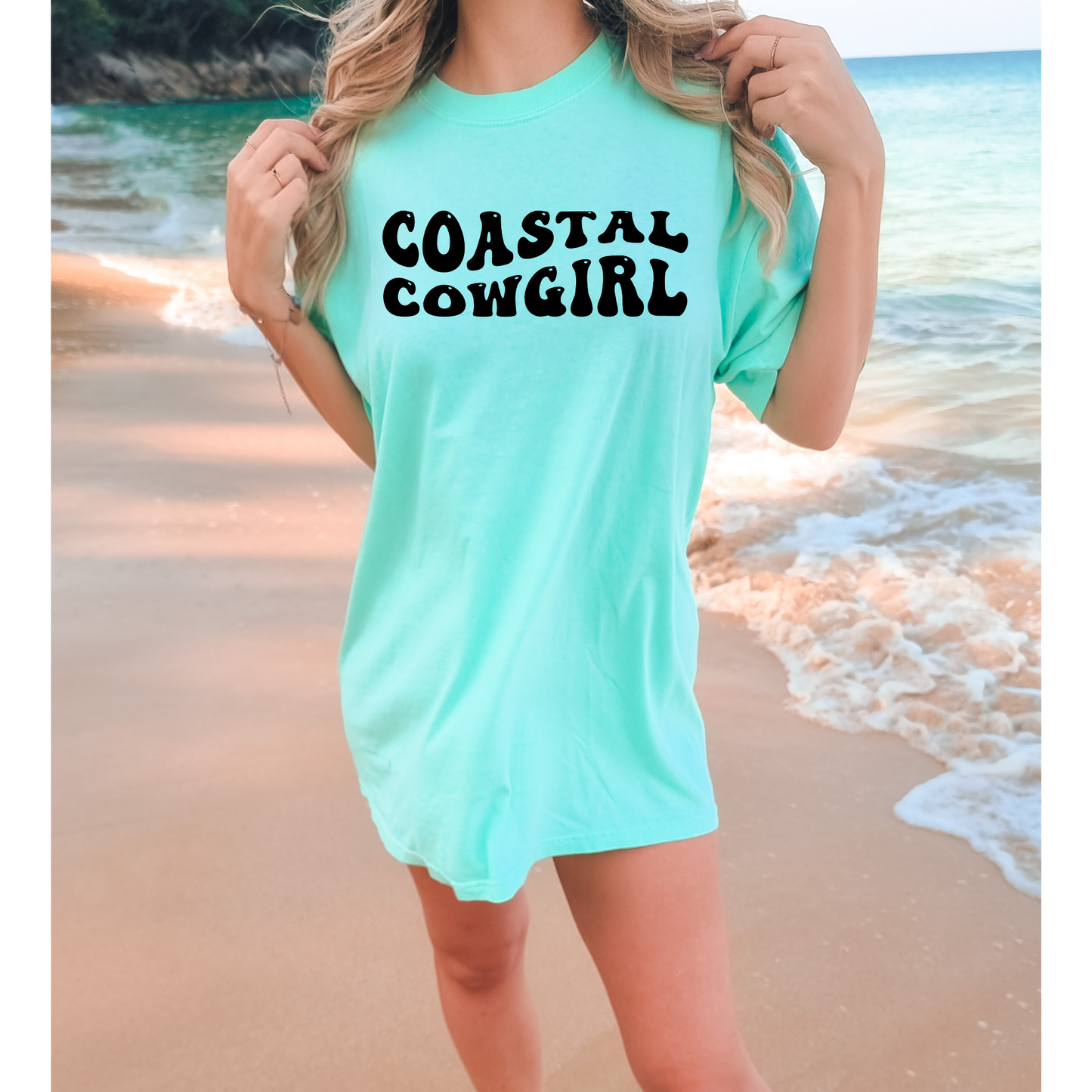 Coastal Cowgirl Bold Western DTF Transfer