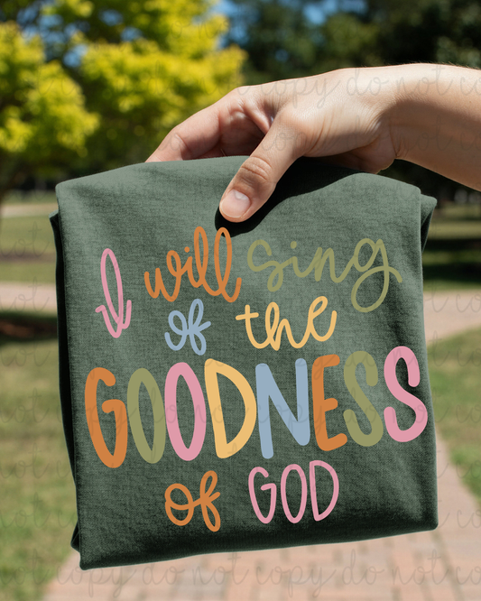 I Will Sing DTF Transfer