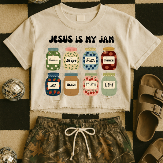 Jesus Is My Jam DTF Transfer