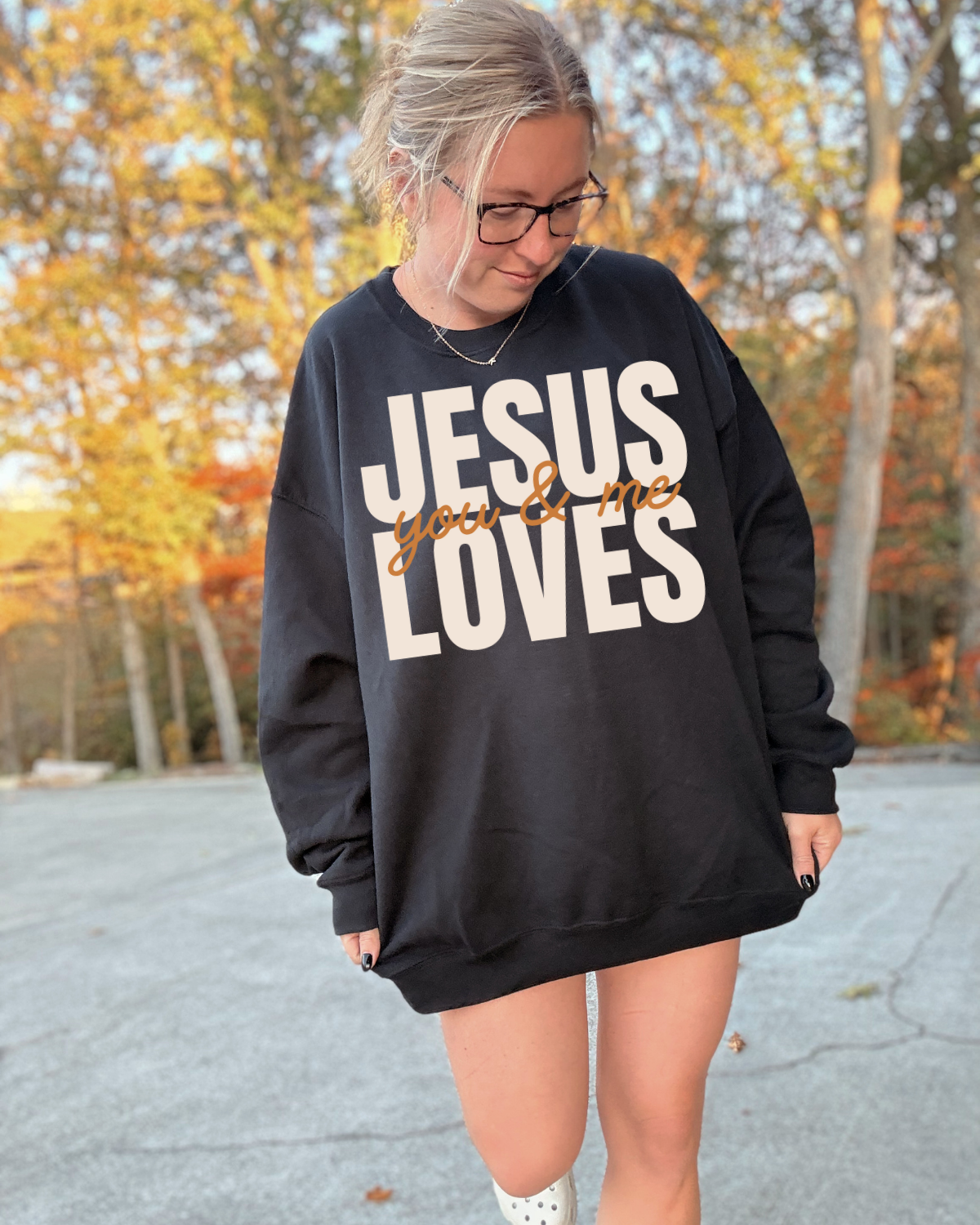 Jesus Loves You & Me DTF Transfer