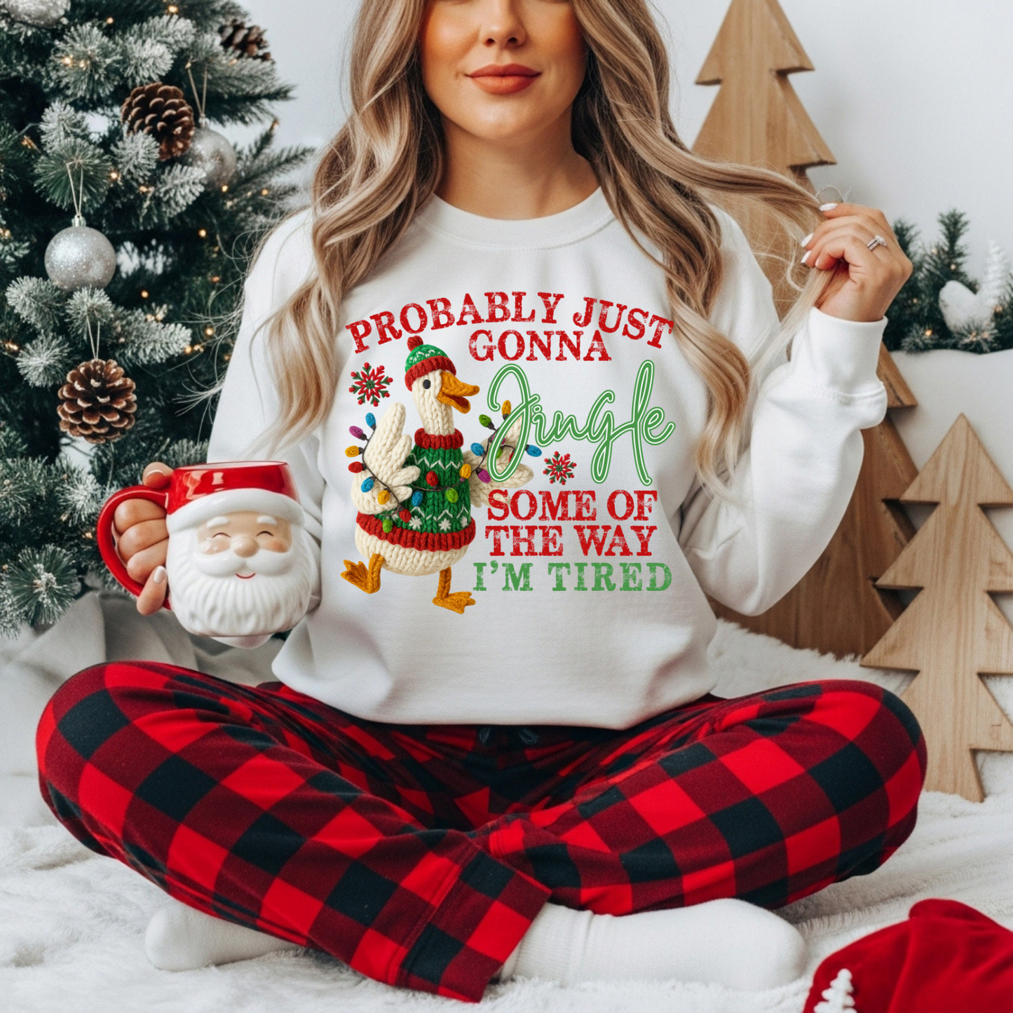 Jingle Some Of The Way DTF Transfer