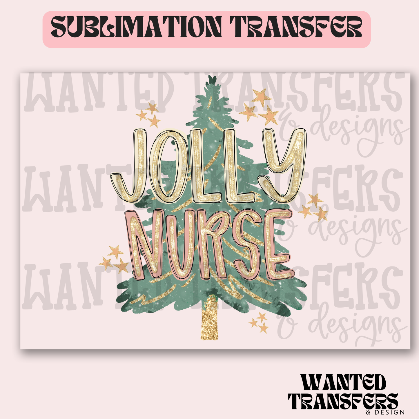Jolly Nurse Exclusive Sublimation Transfer
