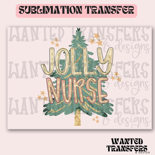 Jolly Nurse Exclusive Sublimation Transfer