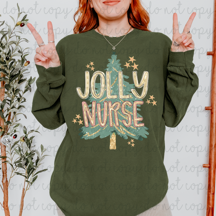 Jolly Nurse DTF Transfer