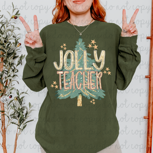 Jolly Teacher PNG Digital Download