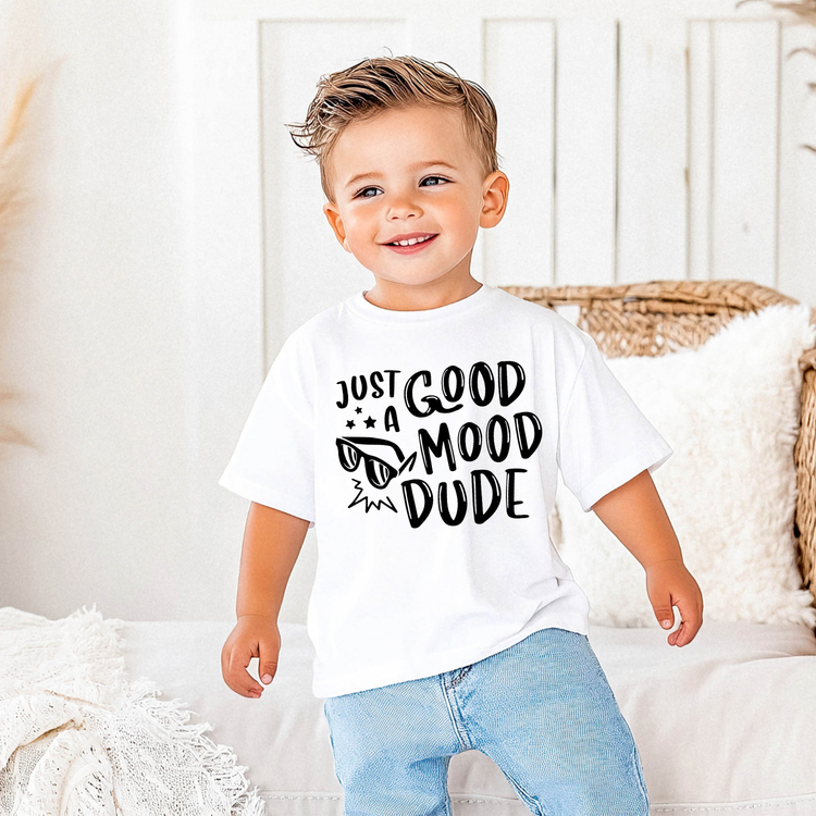Just A Good Mood Dude DTF Transfer