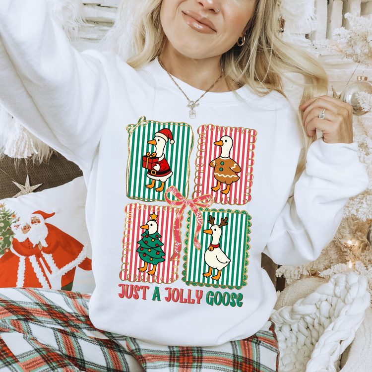 Just A Jolly Goose DTF Transfer