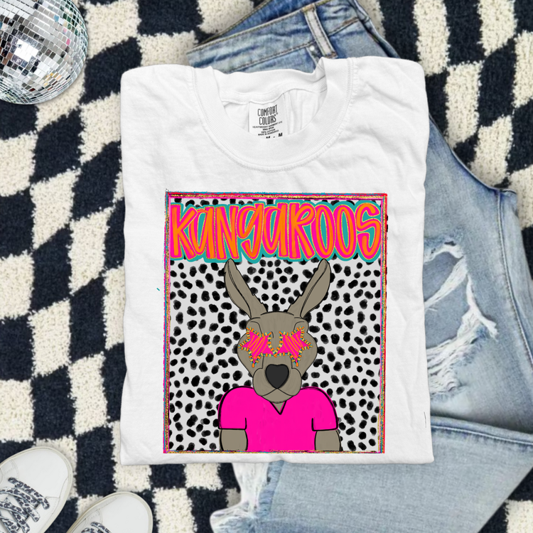 Preppy Kangaroos DTF Transfer