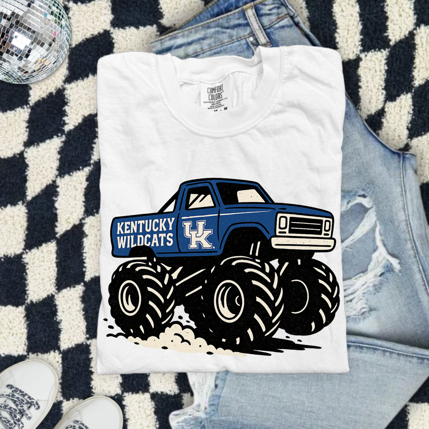 Monster Truck Game Day Kentucky Wildcats DTF Transfer