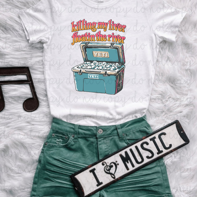 Floating The River DTF Transfer