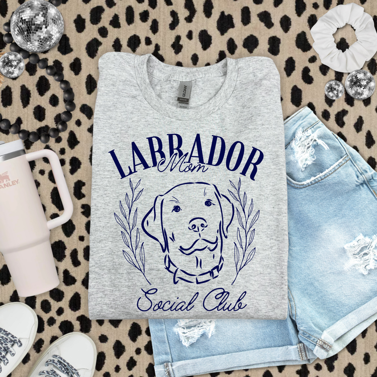 Labrador Mom Social Club DTF Transfer