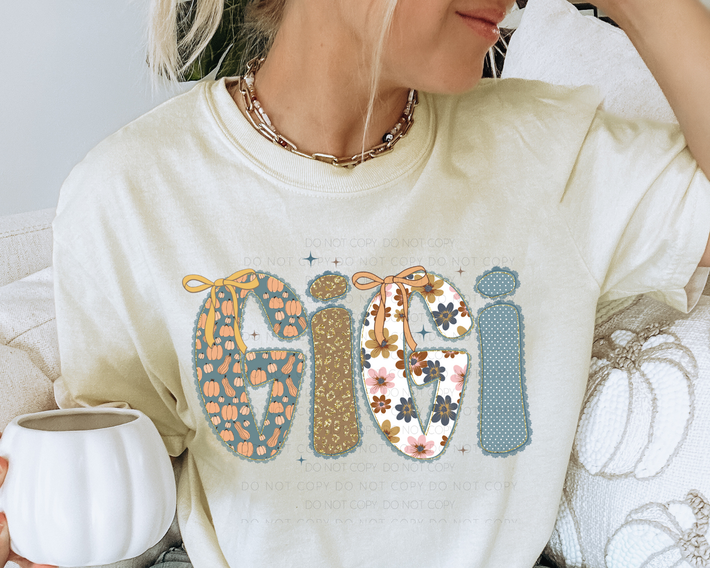 Lace Thankgiving Gigi DTF Transfer