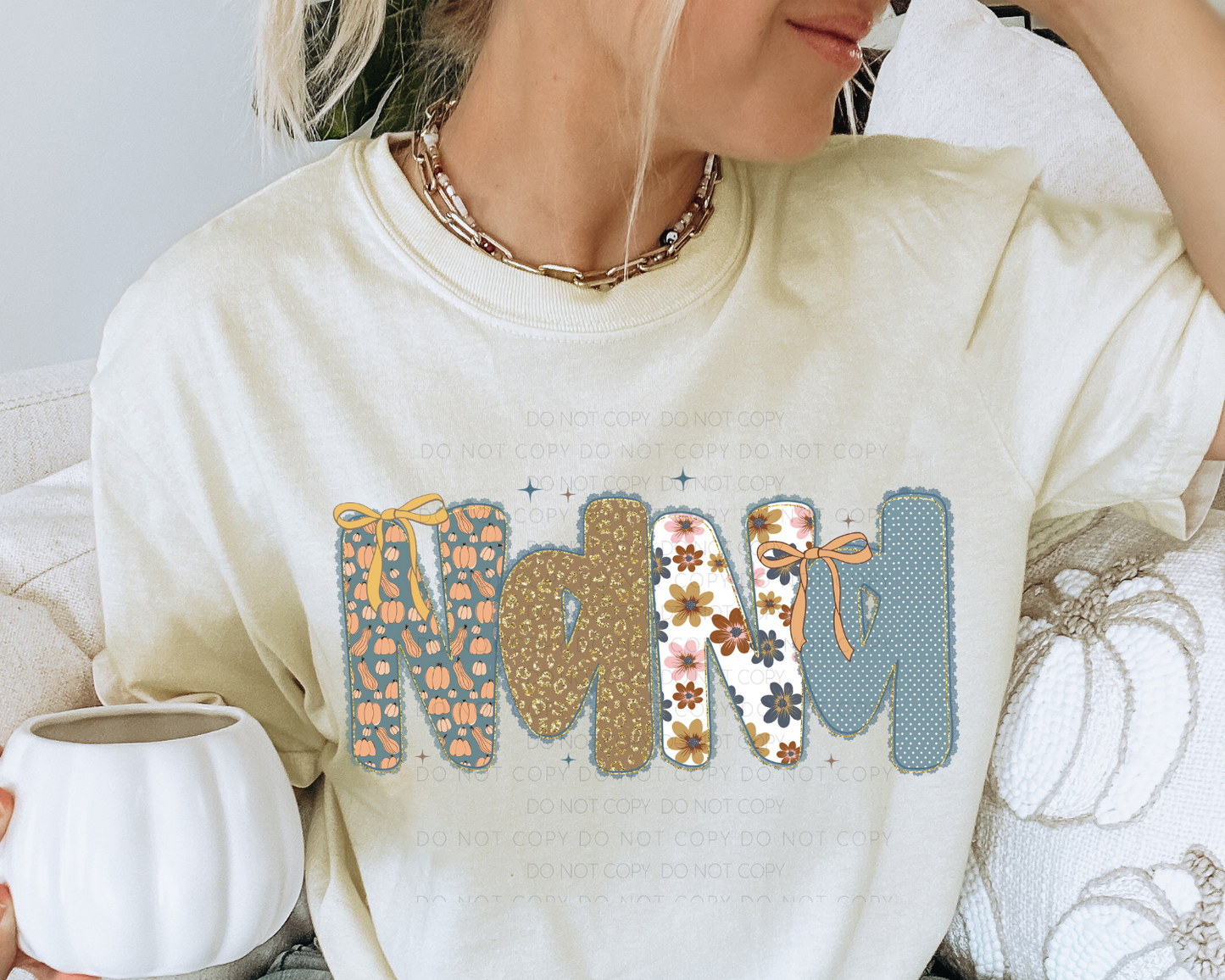 Lace Thankgiving Nana DTF Transfer