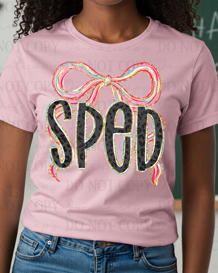 Coquette Leopard Print Sped DTF Transfer