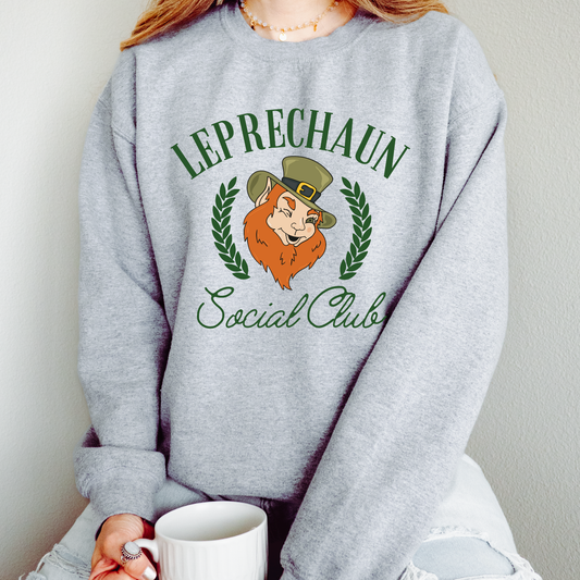 Leprechaun Social Club DTF Transfer