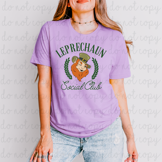 Leprechaun Social Club DTF Transfer