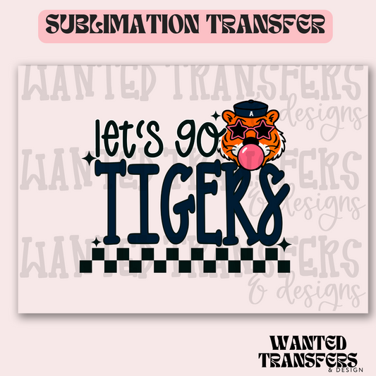 Let's Go Tigers Exclusive Sublimation Transfer