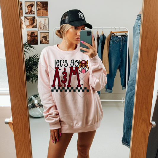 Let's Go A&M DTF Transfers