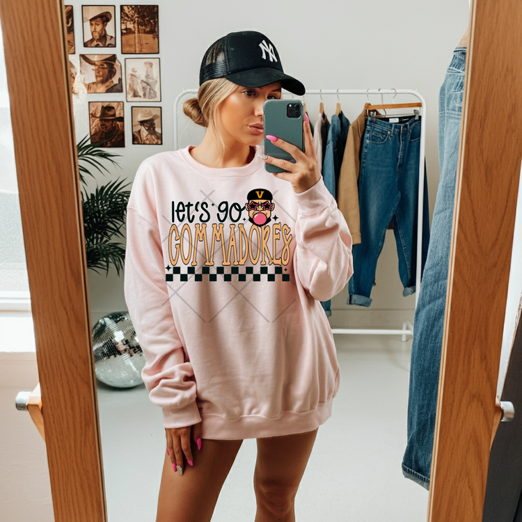 Let's Go Commadores PNG Digital Download