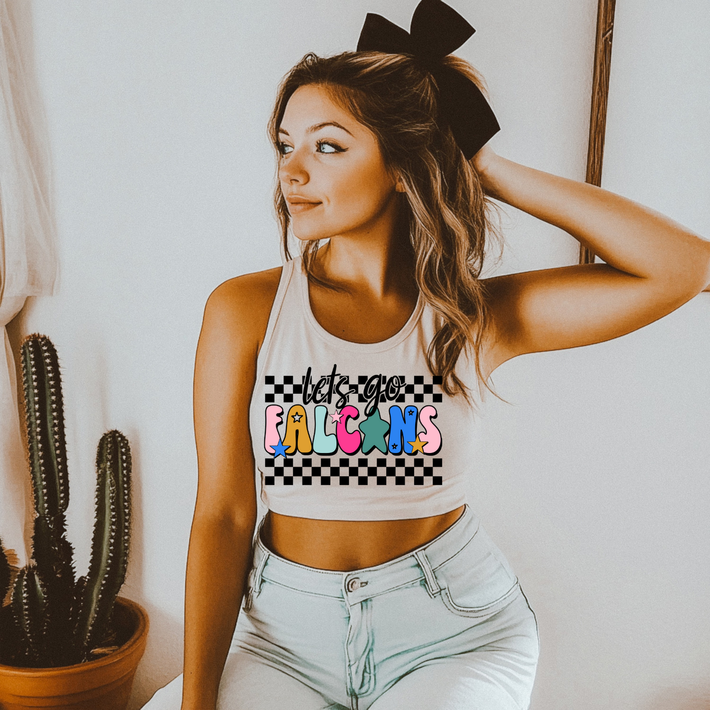 Let's Go Falcons DTF Transfer