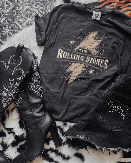 Lightning Bolt The Rolling Stones DTF Transfer