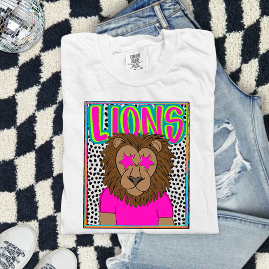 Preppy Lions DTF Transfer