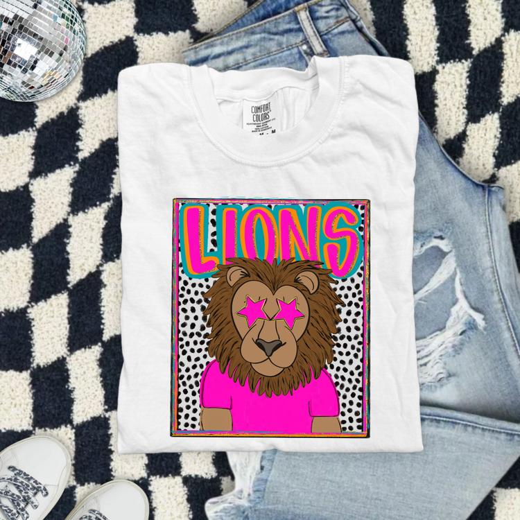 Preppy Lions (Pink) DTF Transfer