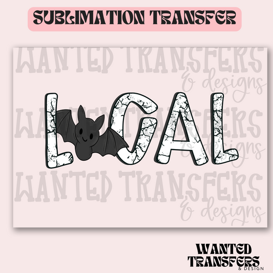 Local Bat Exclusive Sublimation Transfer
