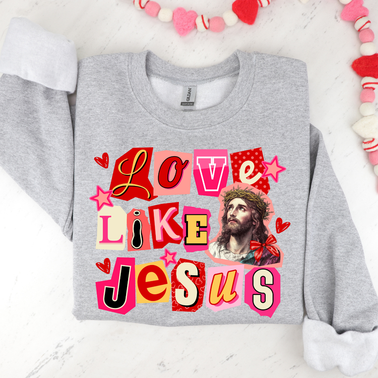 Love Like Jesus DTF Transfer
