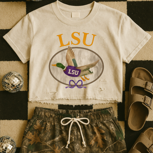 LSU Game Day Mallard DTF Transfer