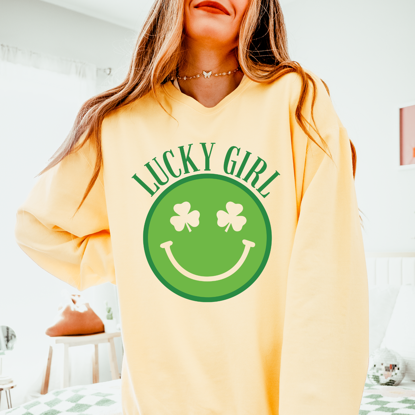 Lucky Girl DTF Transfer