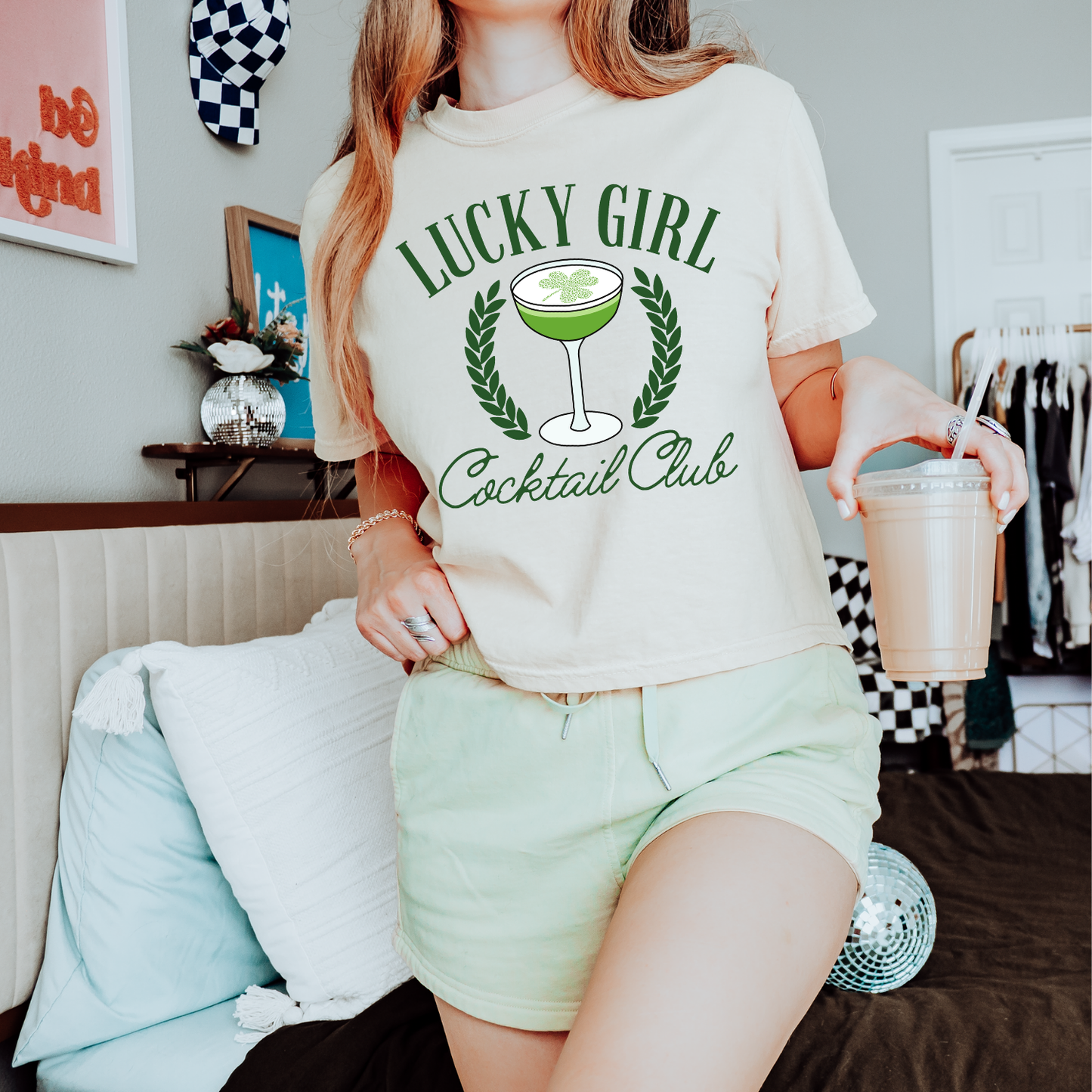 Lucky Girl Cocktail Club DTF Transfer