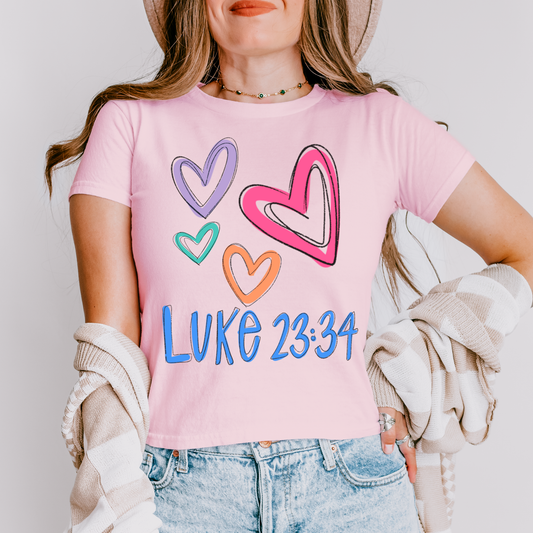 Luke 23:34 DTF Transfer