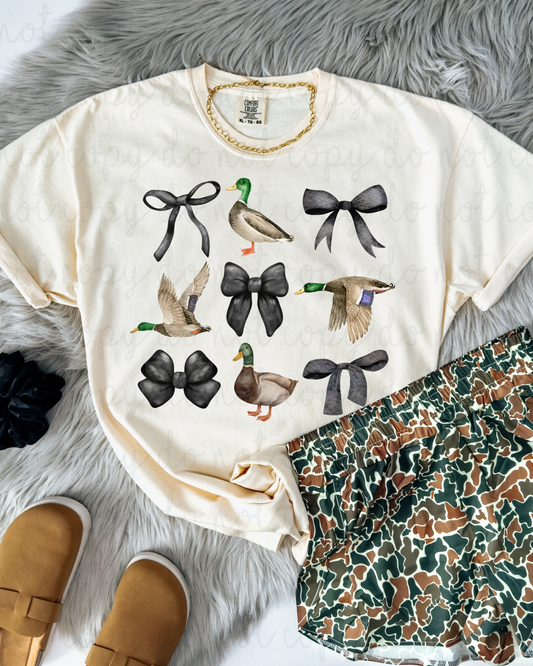 Mallards And Bows DTF Transfer