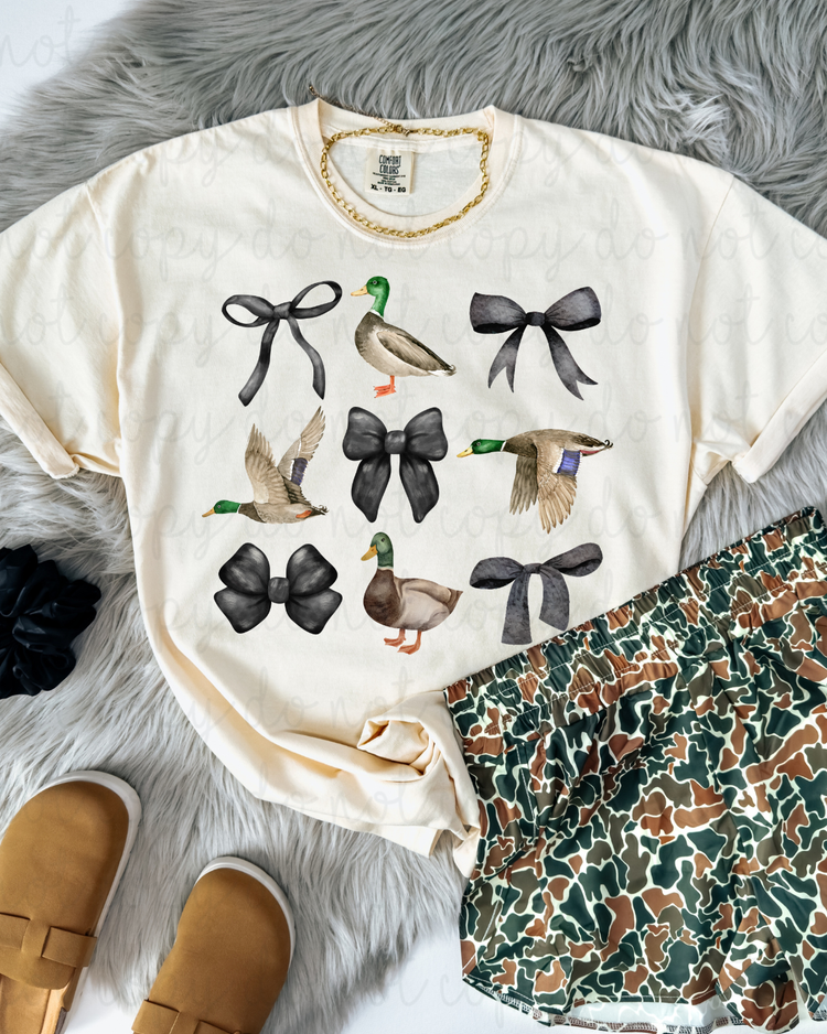 Mallards And Bows DTF Transfer